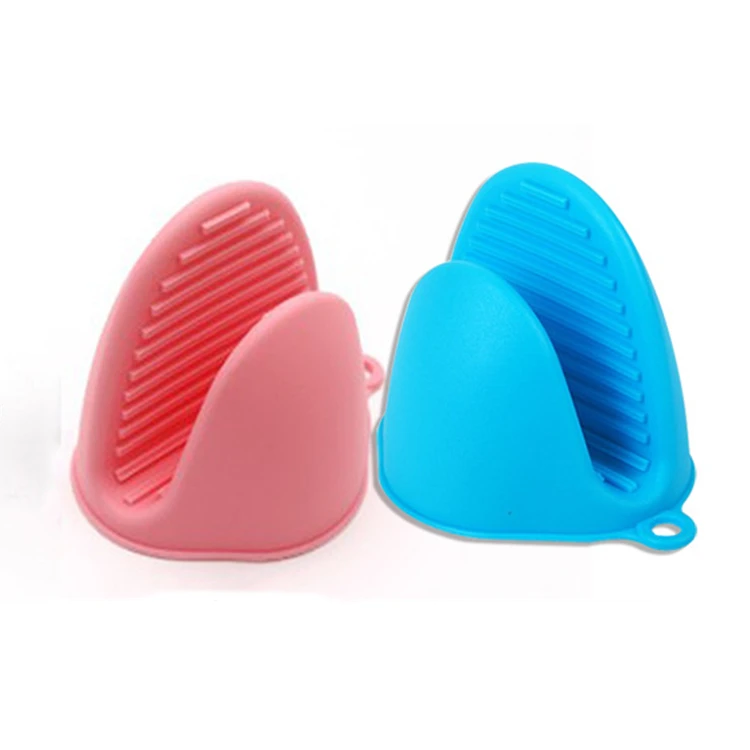 

Heat Resistant Kitchen Cooking Baking Silicone Mini Oven Gloves, Multi colors