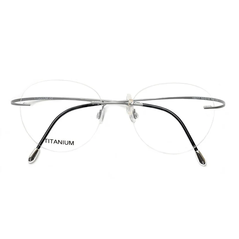 

Euromonk Ultralight Titanium Eye Glass Frames Eyewear Rimless Women Men Optical Eyeglasses Spectacle Frames