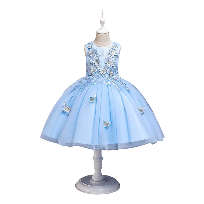 

Girls' Princess Dress Performance Wear2022summer New Children's Vest Dress Children's Pettiskirt