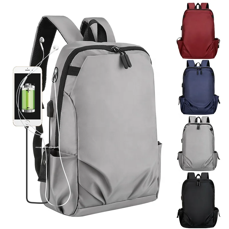 

OEM Acceptable Travel Business Smart Laptop Backpack With USB Charging Port College Shoulder Bag For Men School Bag