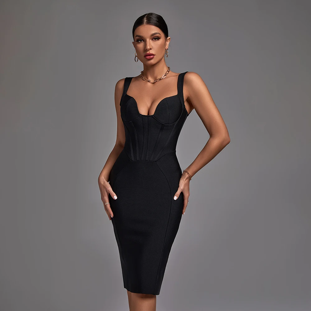 

Hot Sales Fashion Cut Out Summer Party Elegant Sleeveless Bodycon Slit Dress Empire Waist Ladies Casual Dresses