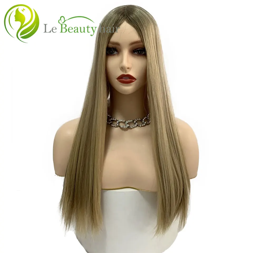 

Le Beauty Hair Jewish Wig Kosher Wigs 8x8 silk toppers Light Color European Virgin Hair Sheitels Free shipping for Women