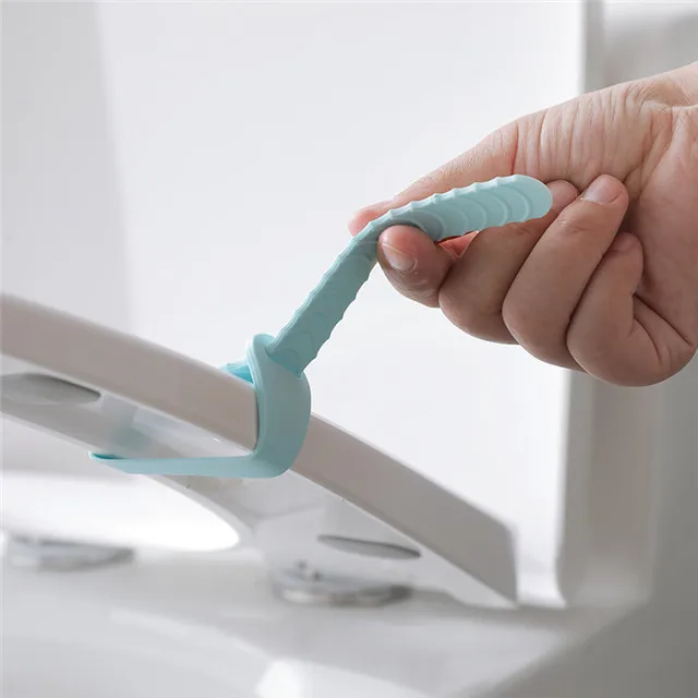 

Hot Sale Open Toilet Lid Toilet Hygienic Carrying Lid Device, As pictures