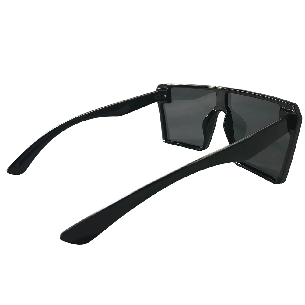 

Uv400 Protect Shade Glasses Womans Big Frame Rimless Oversized Sunglasses