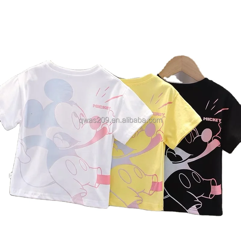

Wholesale 100% cotton printed children short sleeve T - shirt