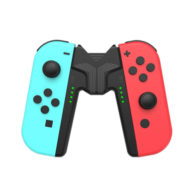 Black Controller Grip Charger for Nintendo Switch OLED Console Controller Charger Charging Grip
