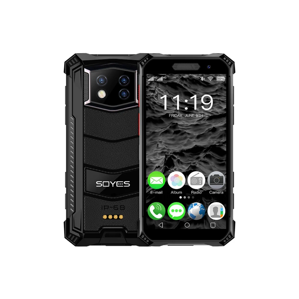 

SOYES S10 Max IP68 Waterproof Face ID Shockproof 64GB 128GB NFC Android 10 Rugged Phone