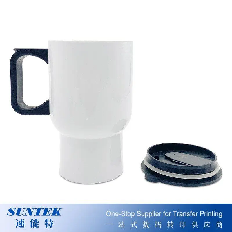 

Wholesale  Sublimation Blank Stainless Steel car Mug, White,silver