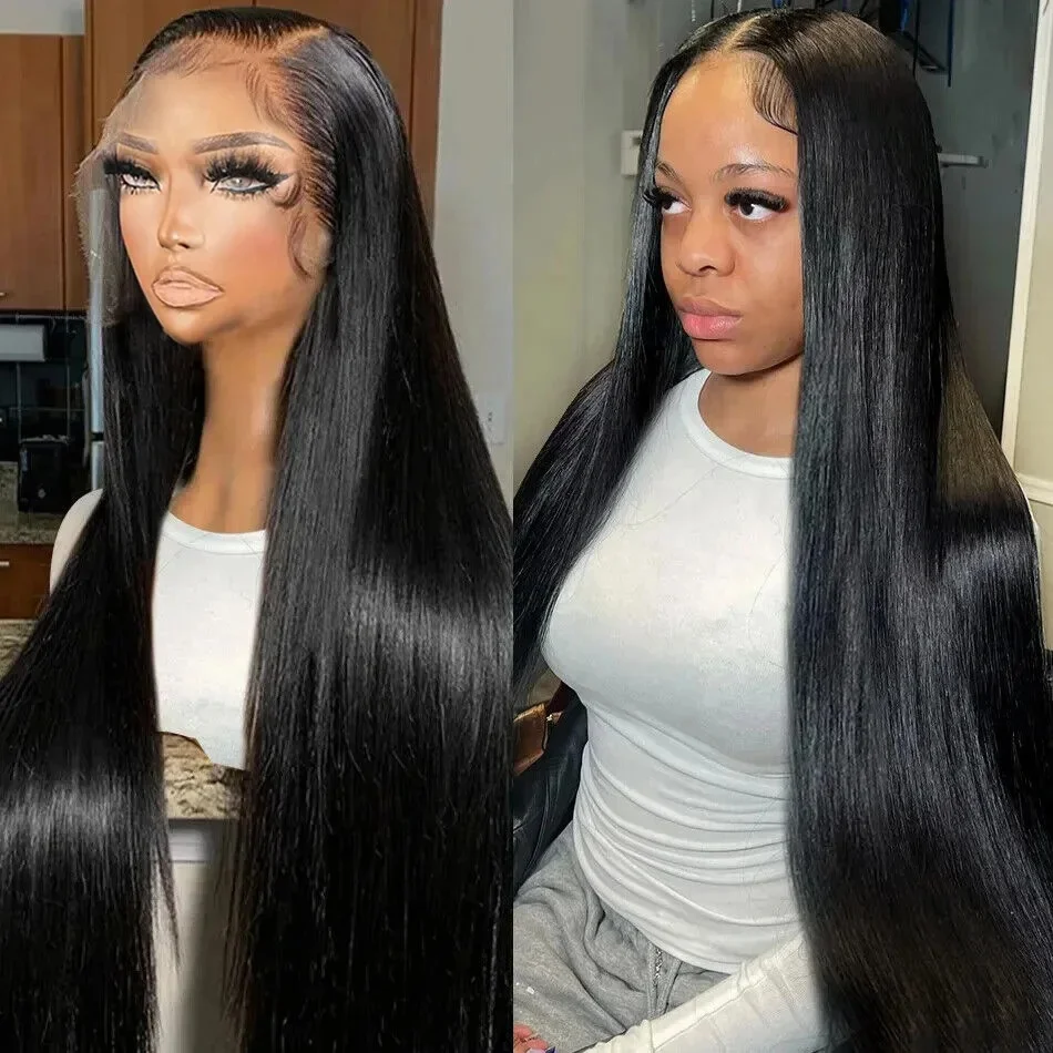 Raw Virgin 13X6 13X4 Straight Hd Lace Front Wig100% Human Hair 360 Lace Front WigGluless Brazilian Human Lace Front Wig