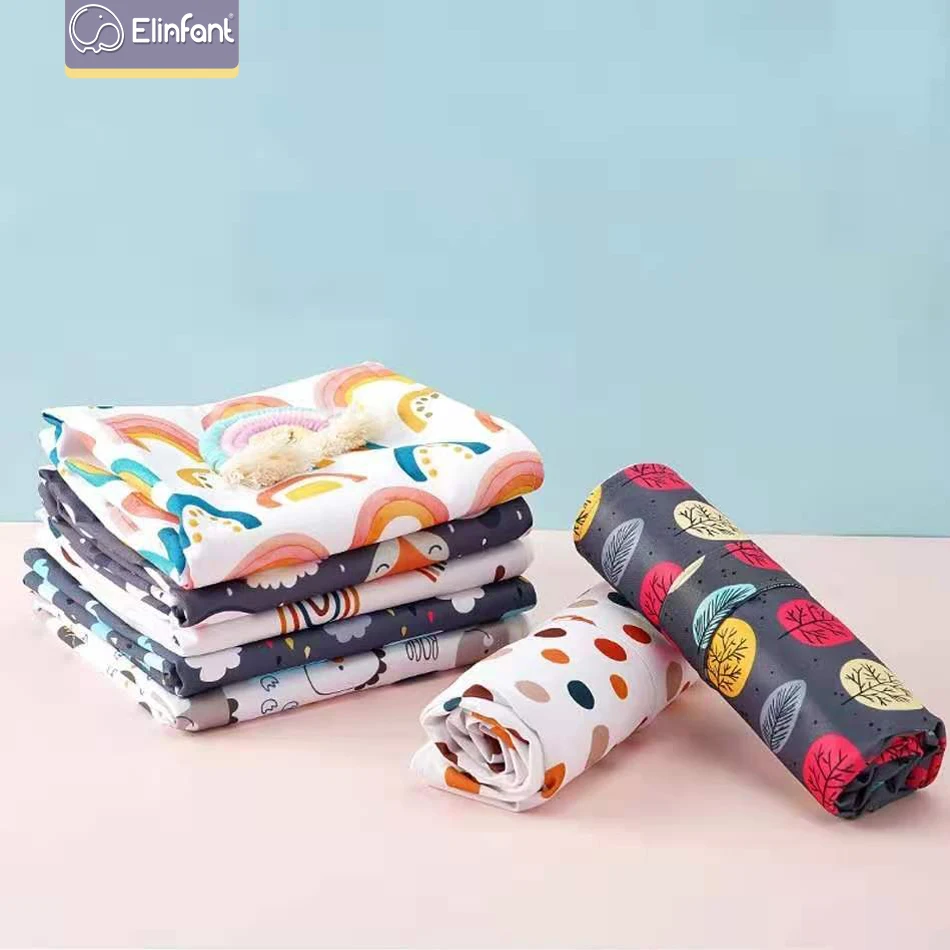 

HappyFlute 2pcs/box Baby Travel Portable Change Pad Washable Waterproof Sheet Foldable Diaper Mat Bed Pads 40*70cm