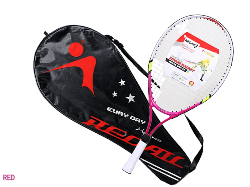 Regail Aluminum 23 Inch Tennis Racket For Kids Junior Tennis Racket