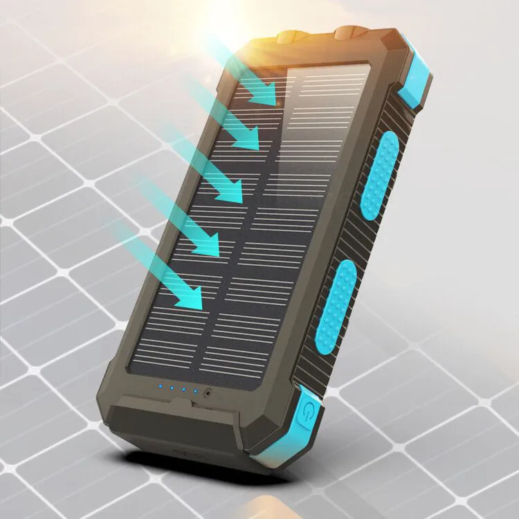 

Solar Panel Custom Battery Core 20000mAh Power Bank