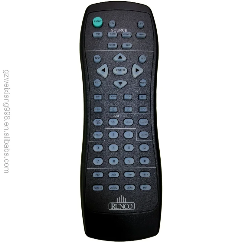 

New Projector Remote Control for Runco LS-10i Projectors, Black