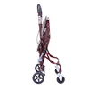 Old shopping cart with four wheels with armrests folding old man helping shopping cart shopping generation old man