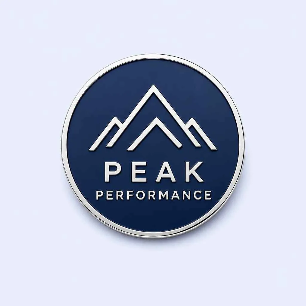 Mountain Line Peak Pin