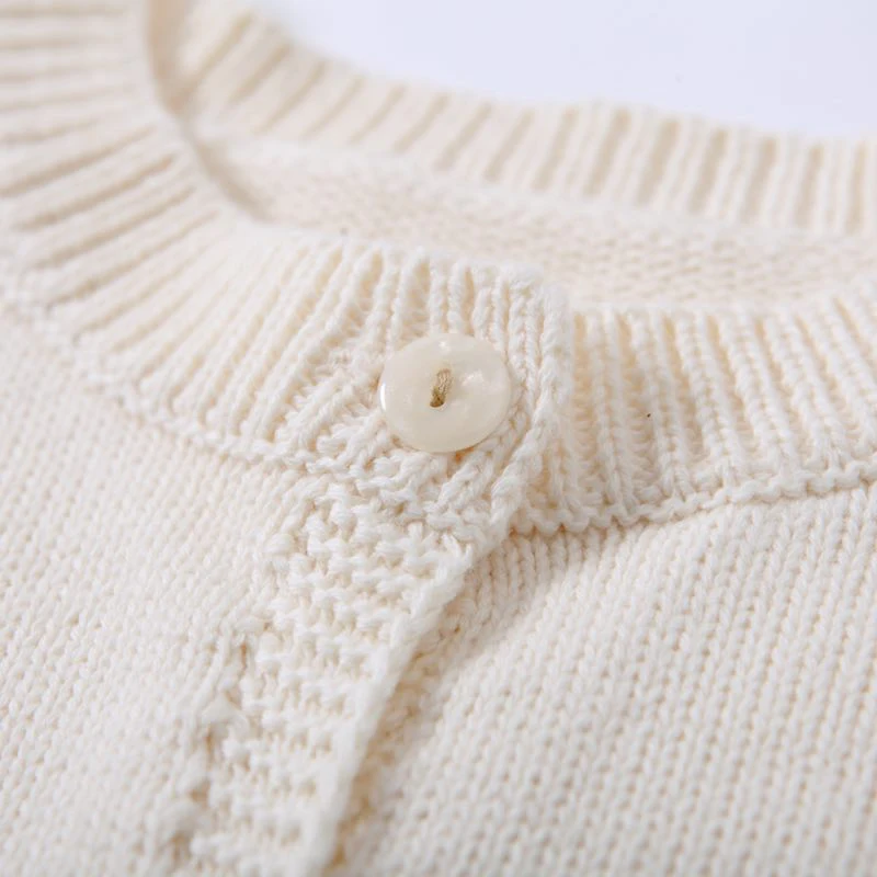 
Baby girls knitted cotton cardigan outfit 