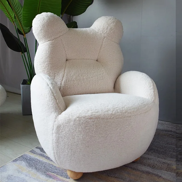 
Xiaopin Furniture Children chair Customized color panda shaped Bear Kids Sofa chair Parent-child Sofa 