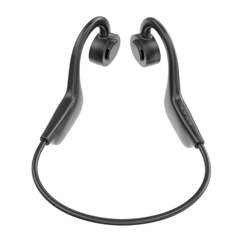 

New Portable Wireless Headphone VG02 Bluetooth-compatible 5.1 TWS Bone Conduction Headphones Sports Earphone Headsets Waterproof, Black