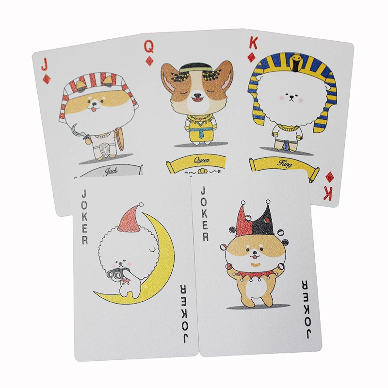 

Good quality factory directly Paper card with custom design german Personalized waterproof playing cards black, Cmyk 4c printing and oem