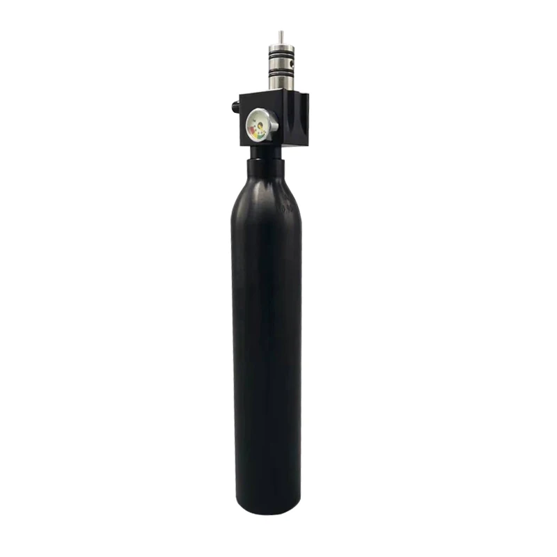 

Manufacturer 0.45L Aluminum 300bar PCP Airgun Paintball Air tank Cylinders with Regulator for Sale, Black