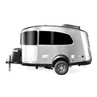 

Mobile airstream aluminum camper travel trailer overland camping caravan canopy off road travel for sale