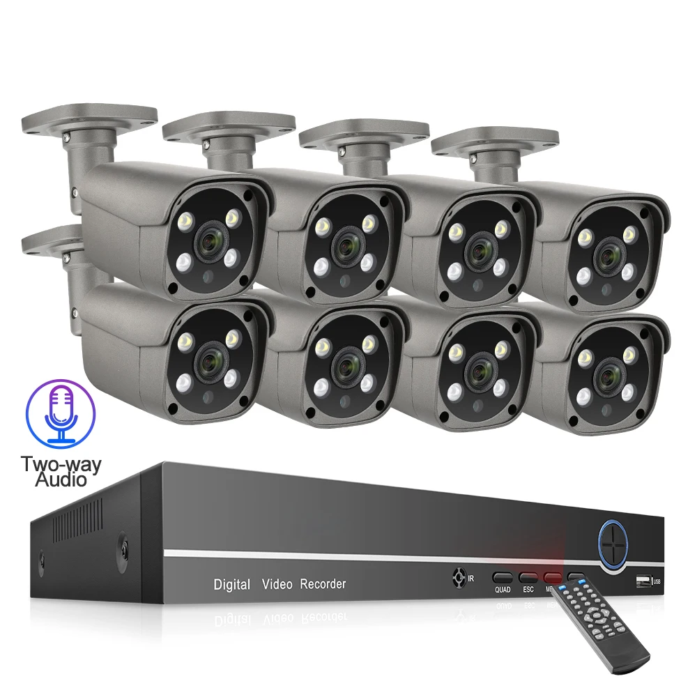 

Tinosec China 4k 8mp surveillance camera system cctv kit 8mp surveillance 4k 8mp via XMeye system