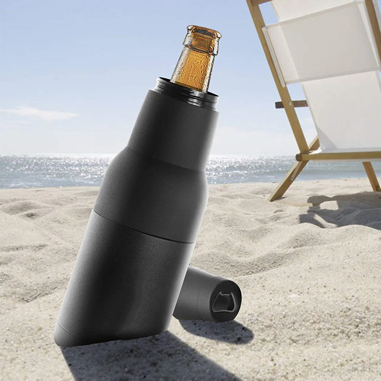 Custom Stainless Steel 12 Oz Beer Bottle Insulator Can Cooler Thermos Slim Beer Can Holder Buy