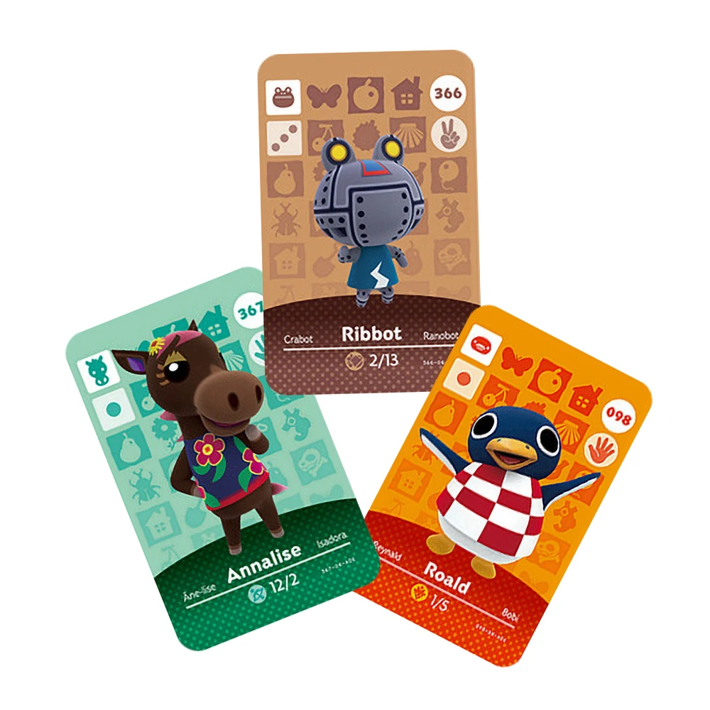 

Factory best selling dynamic forest game 24 25 models Wild Games Card Set For Switch Printing Nfc Amiibo Card