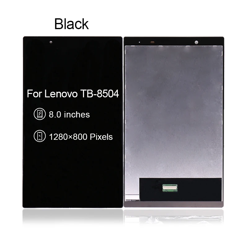 

New Phone Parts LCD Screen Display Touch Screen Assembly For Lenovo Tab 4 8504 TB-8504X TB-8504F 8 inch LCD, Black white