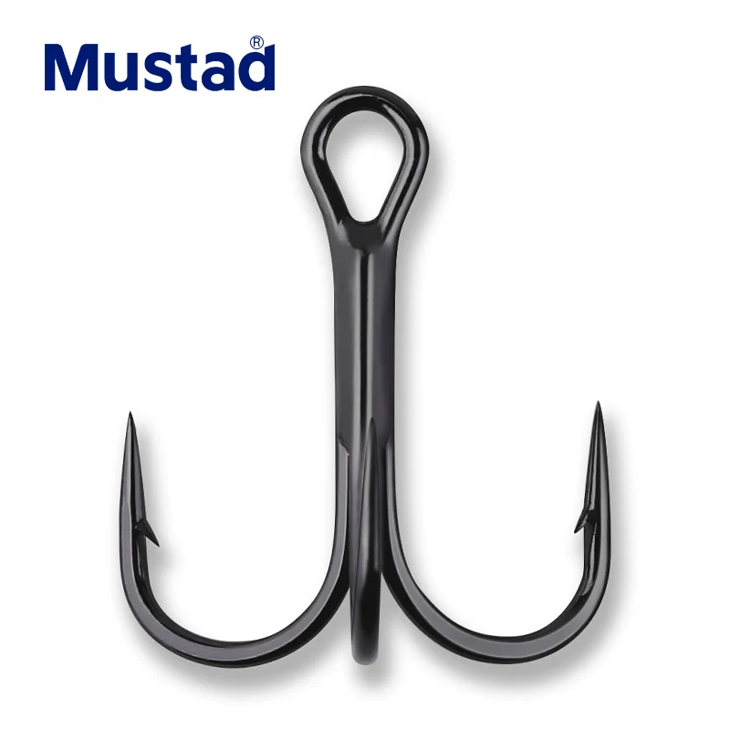 

Mustad 100% Norway Origin Fishing Hook Top Quality High Carbon Steel Treble Hook Barbed Hook,4# 6# 8# 10#,TG78NP-BN,TR78NP-BN