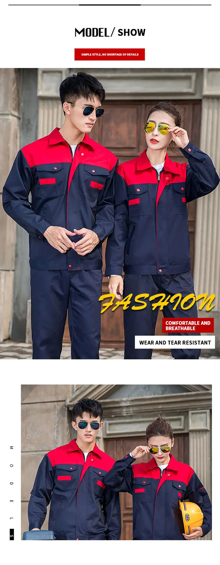 Men's Performance Custom Workwear Construction Long Sleeve Worker