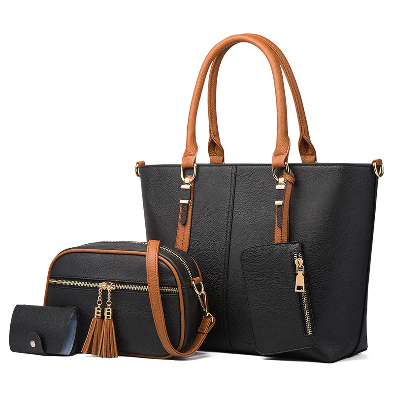 

2021 new arrivals High quality Casual mobile phone purse handbags set tote bags women handbags ladies