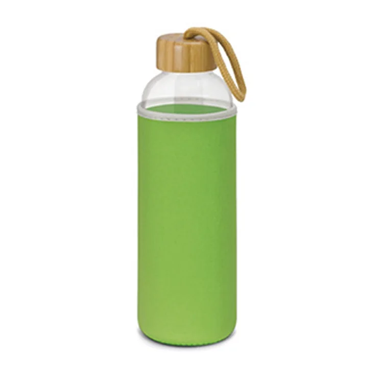 

Customized logo reusable neoprene glass water bottle sleeve bag, Customized color