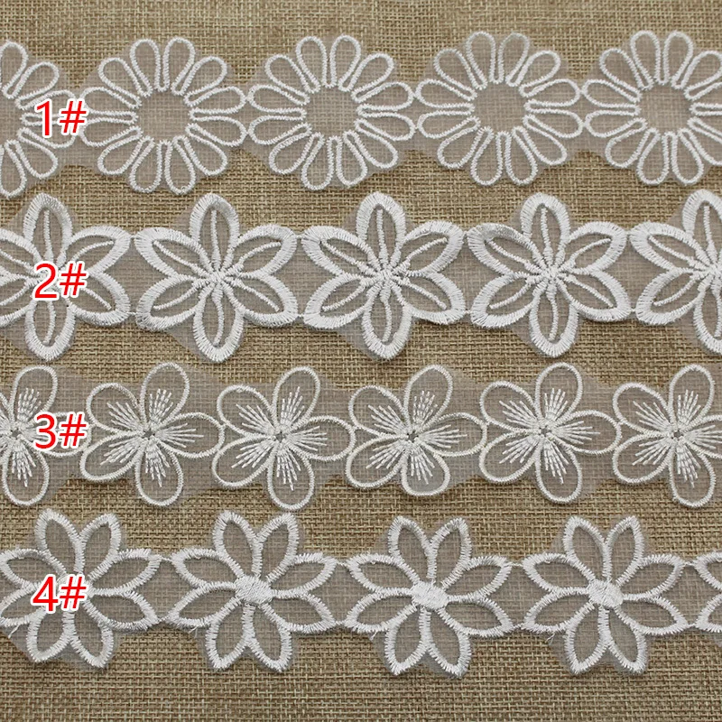 

Organza pattern bar code lace dress wedding dress headdress mesh lace lace decorative accessories