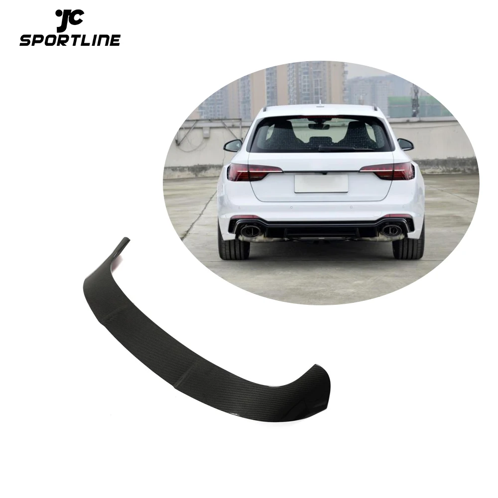 

Pre-preg A4 B9 Carbon Fiber Roof Wing Spoiler for Audi RS4 B9 Avant 2020-2021