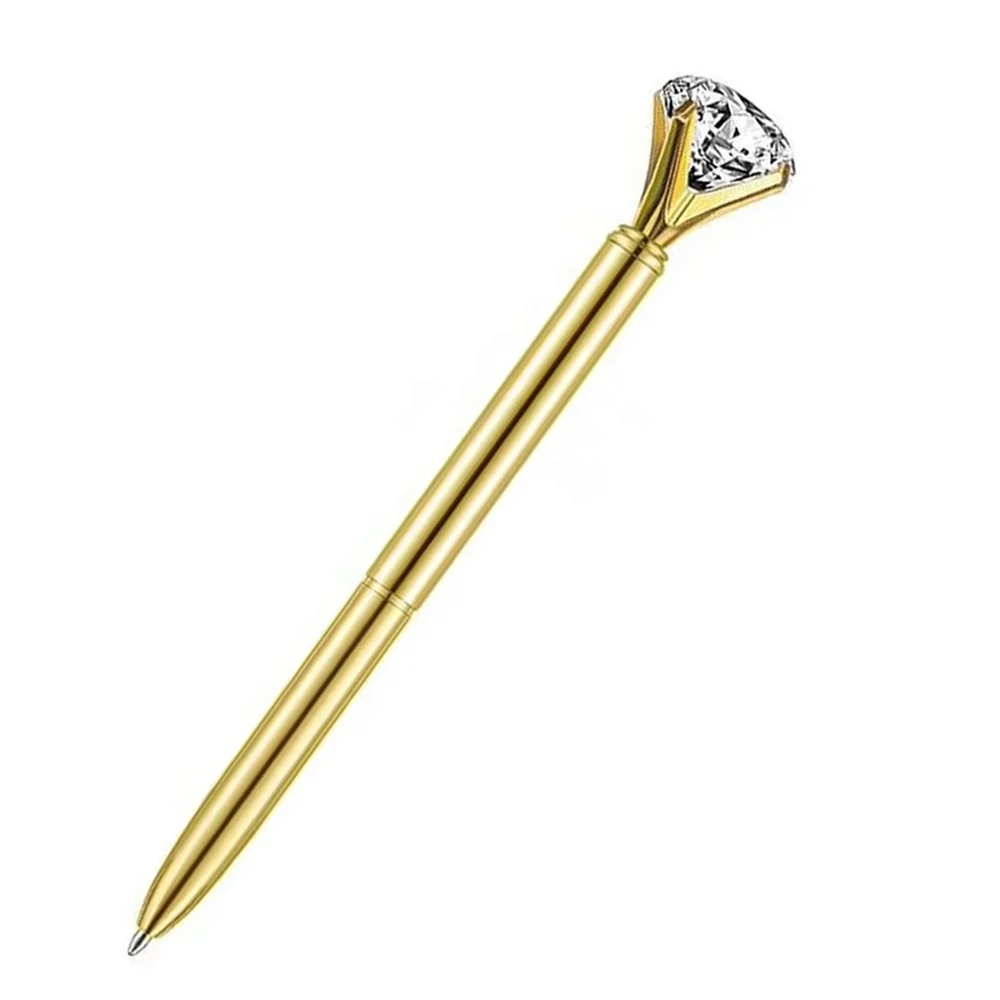
Custom gifts Metal Pens With Logo Promotional Crystal Ball Pen Big Diamond ballpoint Pens 