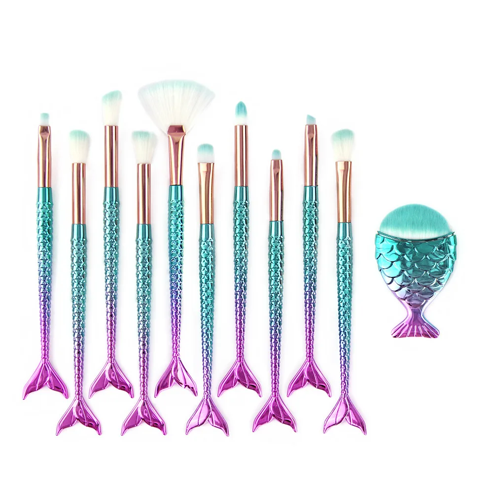 

11 Pieces Private Label Custom Logo Makeup Brushes Set