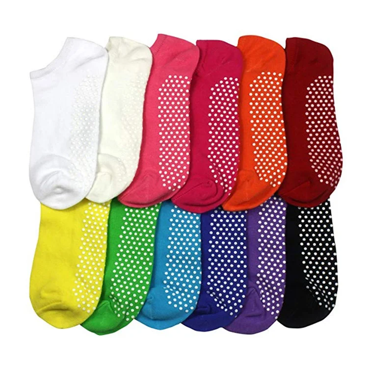 

XIANGHUI wholesale can custom Kids trampoline sock Non Slip Skid Socks with Grips Floor dispensing boy girl Socks Kids, Pantone color