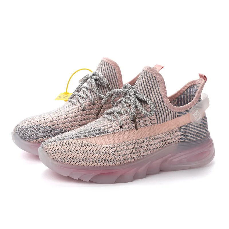 

Fashion Fitness Running Sneakers Woman Fly Weave Breathable Casual Shoes Women Lady Girls Walking Sports Shoes
