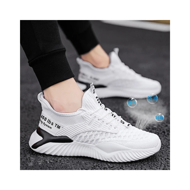 

2021 Best-selling Fashion Sneakers Knitted Mesh Sneakers Summer Men's Casual Shoes