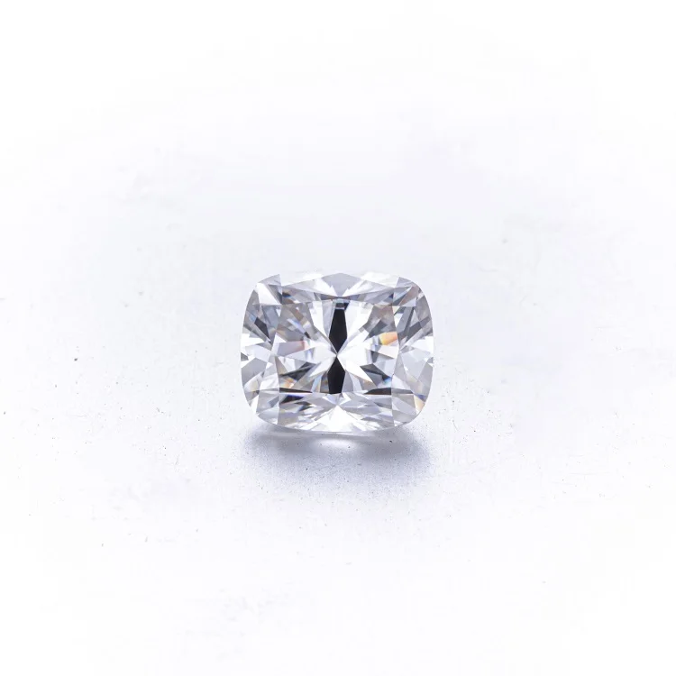 

Cushion cut moissanite loose diamond D color for moissanite ring 14k and Christmas gifts