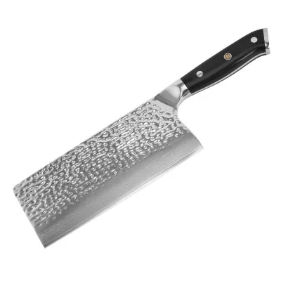 

7'' inch Cleaver Knife Kitchen Japanese Damascus Steel Chopping Meat Vegetable Chef Knives Cooking Tool Accessories