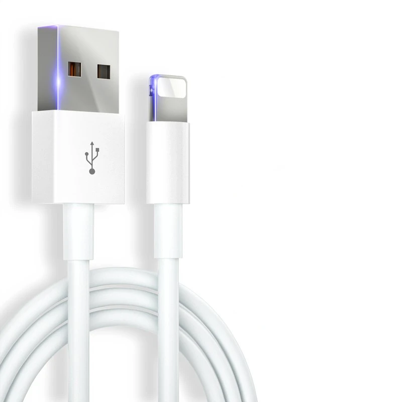 

For iphone data cable original strong cell phone data cable for iphone 12 11 7 8 xs xr micro usb cable, White