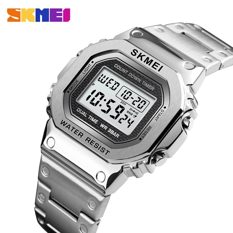 

Chronograph Countdown Digital Watch For Men Fashion Outdoor Sport Wristwatch Men's Watch Alarm Clock Waterproof Top Brand SKMEI