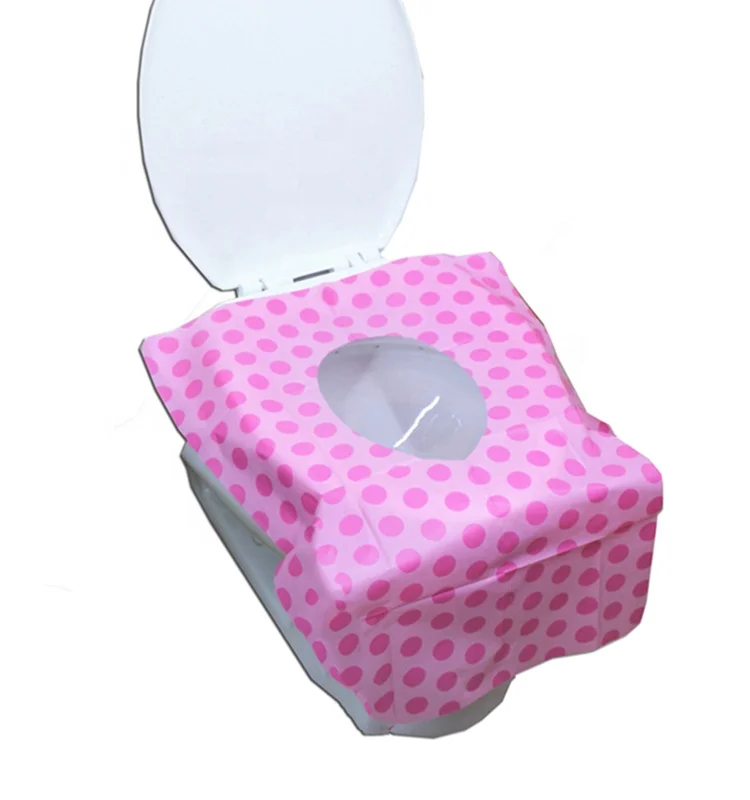 Disposable Custom Made Flushable Printed Paper Toilet Seat Cover For
