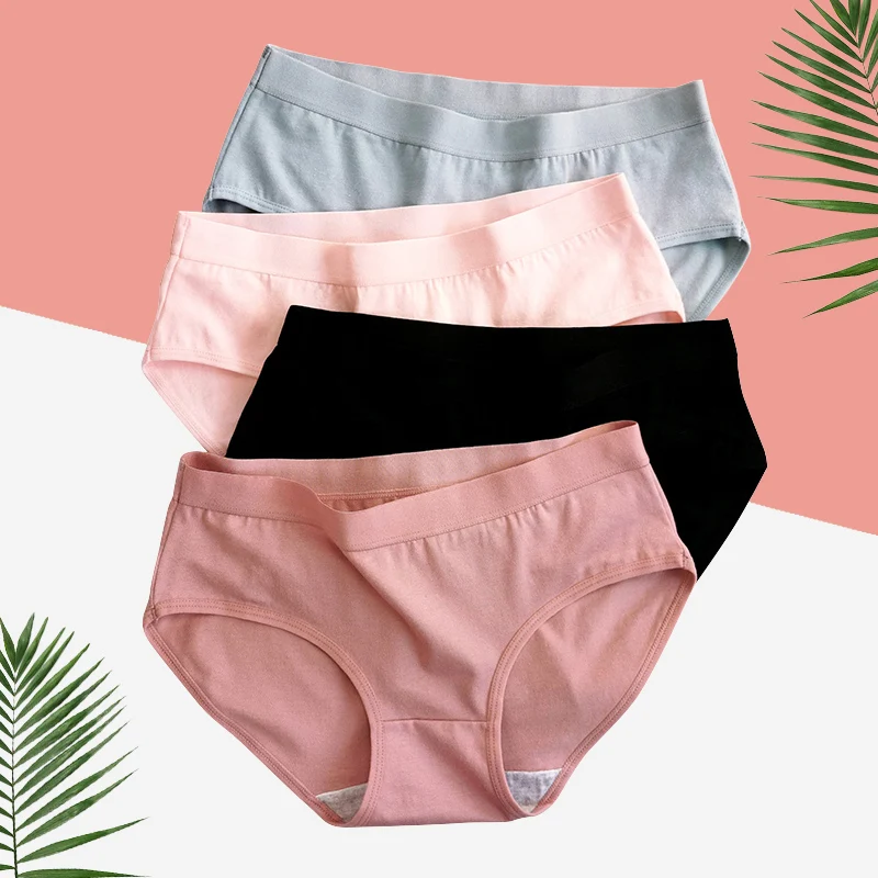 

Factory stock breathable and comfortable girl underwear panties cotton women underwear, 6 colors