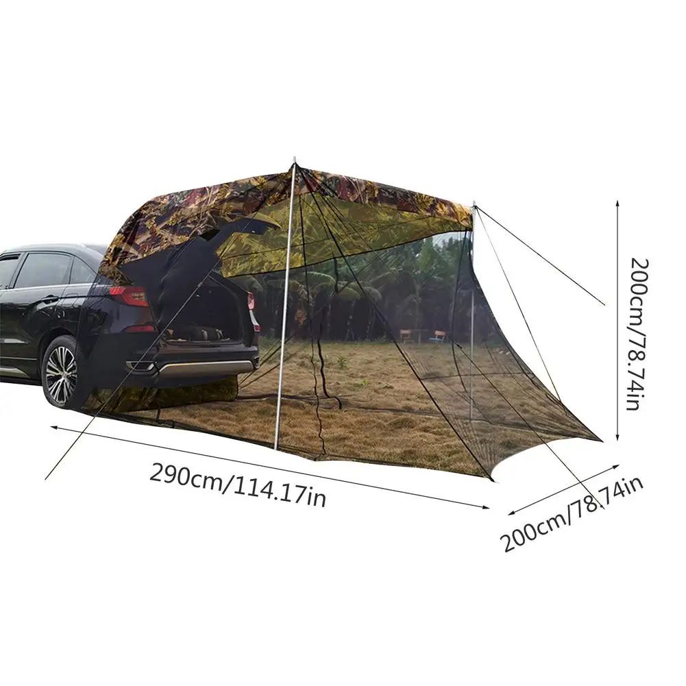 

Car Rear Extension Sunshade Tent Vehicle Trunk Side Awning Car Side Tent Camping Trunk Car Side Extended Tent