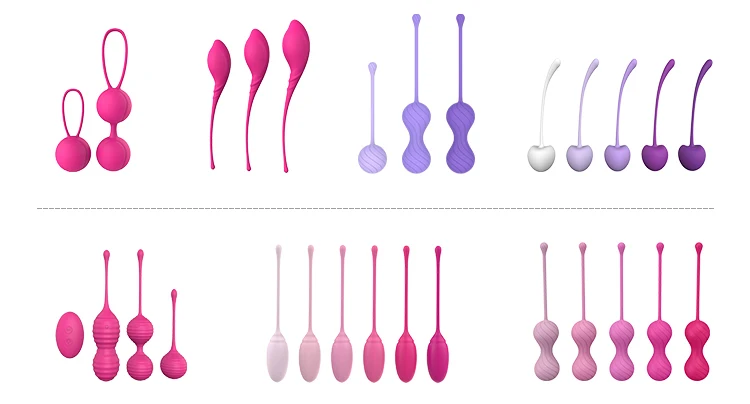 S Hande Soft Silicone Pelvic Floor Exerciser Kegel Balls Vaginal Tightening Silicone Kegel Balls