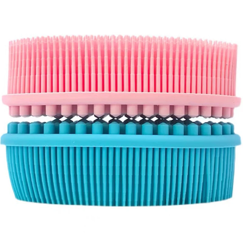 

Factory direct to sales Practical Hot Selling Massage Bath Brush Soft And Comfortable baby brush very soft Silicone Bath Brush, Blue, pink, green, purple, black