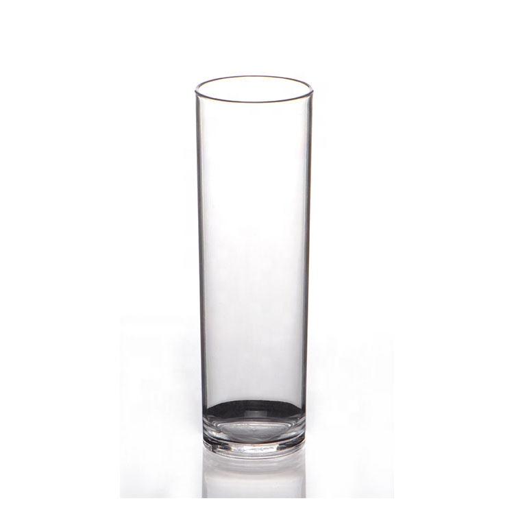 
2020 Selling Plastic Glass Drinking 7oz Clear Straight Plastic Water Tumbler Plastic Cup 